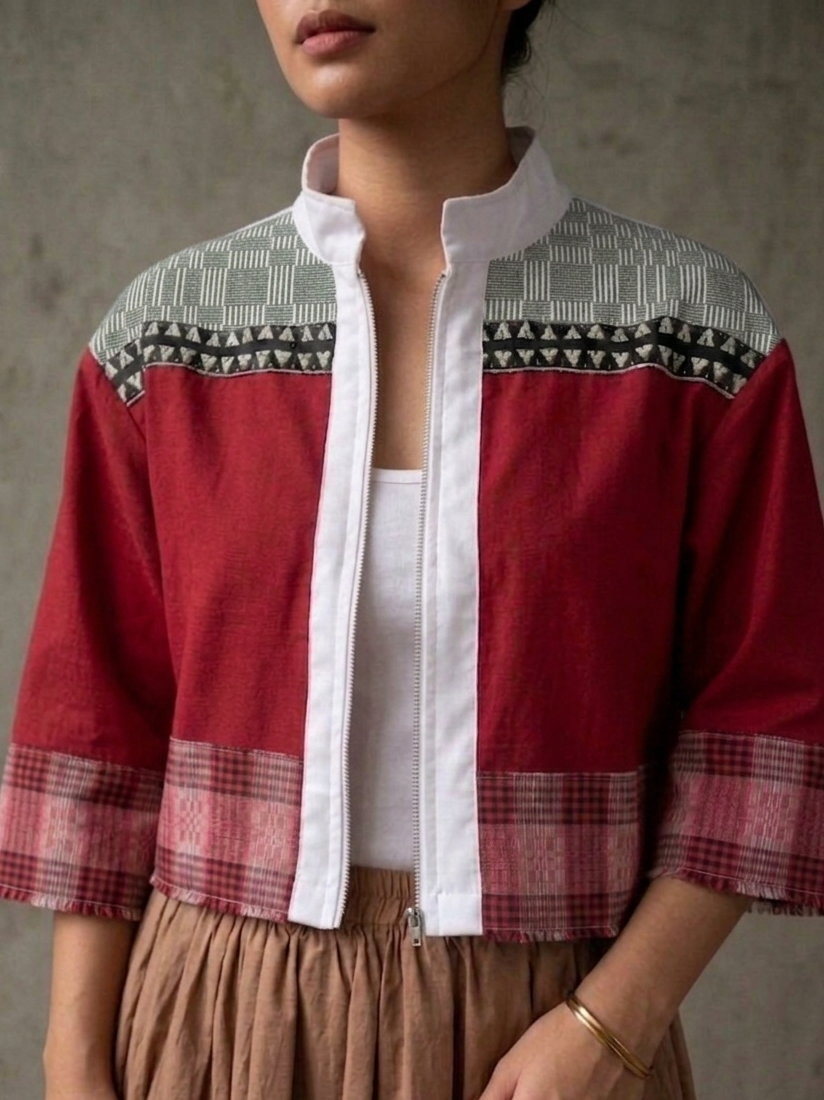 Kylie half-sleeve blazer